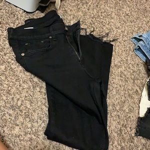 Rag & Bone skinny black jeans